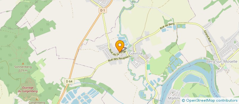 localisation de l'entreprise MONSIEUR LOIC BOURQUARD  GAVISSE