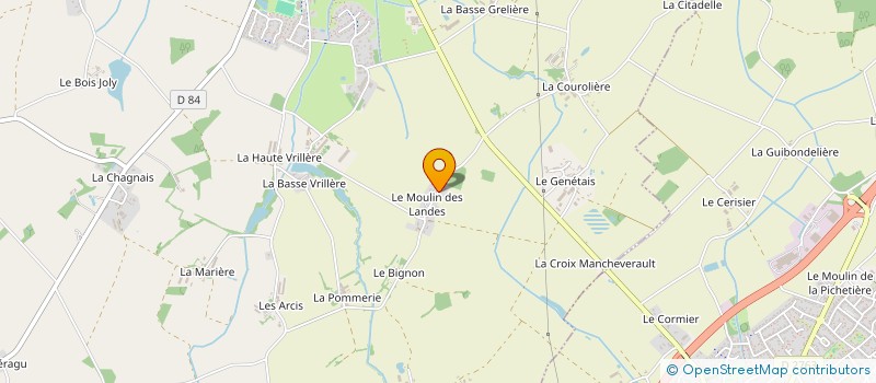 localisation de l'entreprise MONSIEUR LOIC BOUSSONNIERE  MONTREVERD