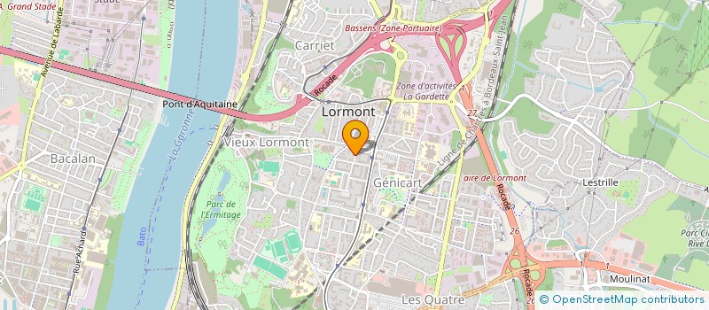 localisation de l'entreprise MONSIEUR LOIC BOUTET à LORMONT