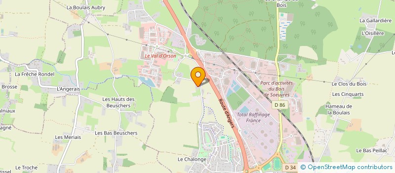 localisation de l'entreprise MONSIEUR LOIC BOUVY  VERN-SUR-SEICHE