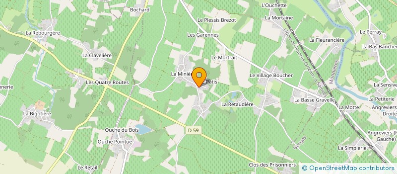 localisation de l'entreprise MONSIEUR LOIC BRANGER  MAISDON-SUR-SEVRE