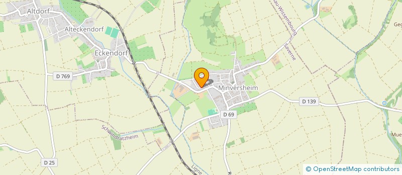 localisation de l'entreprise MONSIEUR LOIC BRAUN  MINVERSHEIM