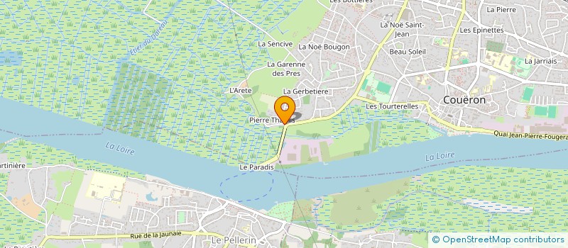localisation de l'entreprise MONSIEUR LOIC BRETEAU à COUERON