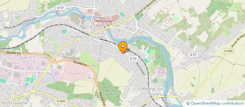 localisation de l'entreprise MONSIEUR LOIC BRETHENOUX  MAGNAC-SUR-TOUVRE