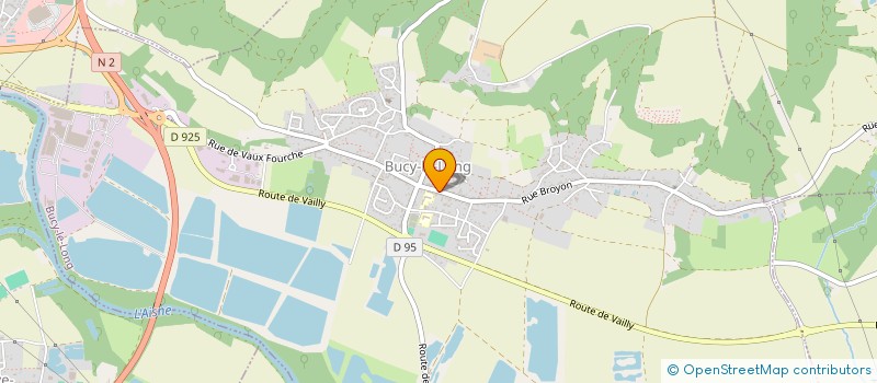 localisation de l'entreprise MONSIEUR LOIC BRETON  BUCY-LE-LONG