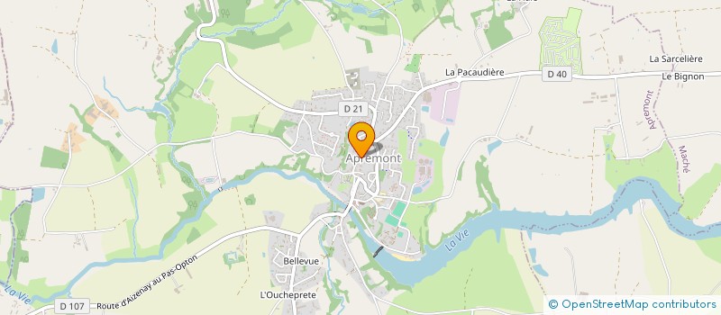 localisation de l'entreprise MONSIEUR LOIC BRIAND à APREMONT