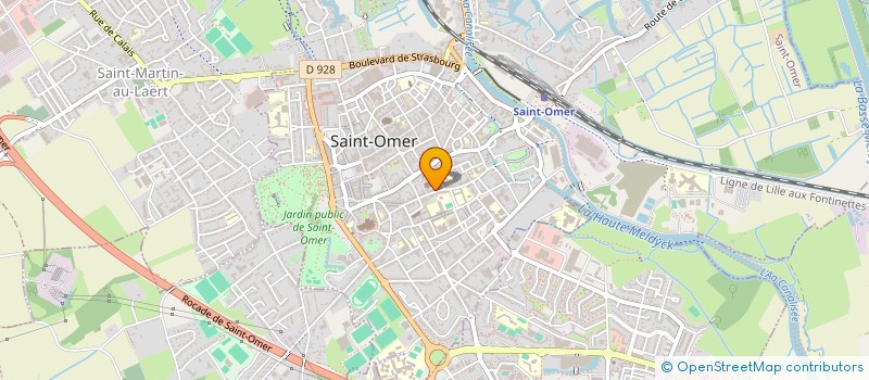 localisation de l'entreprise MONSIEUR LOIC BRIDOUX  SAINT-OMER