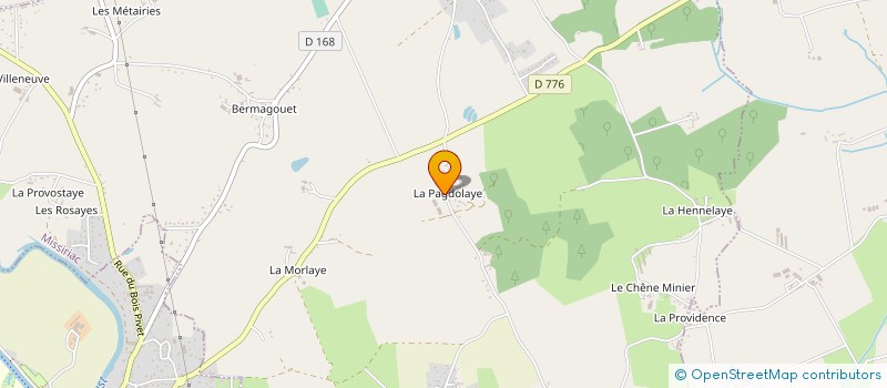 localisation de l'entreprise MONSIEUR LOIC BRIEND à MISSIRIAC