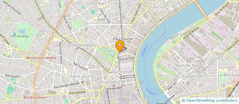 localisation de l'entreprise MONSIEUR LOIC BRIZON  BORDEAUX