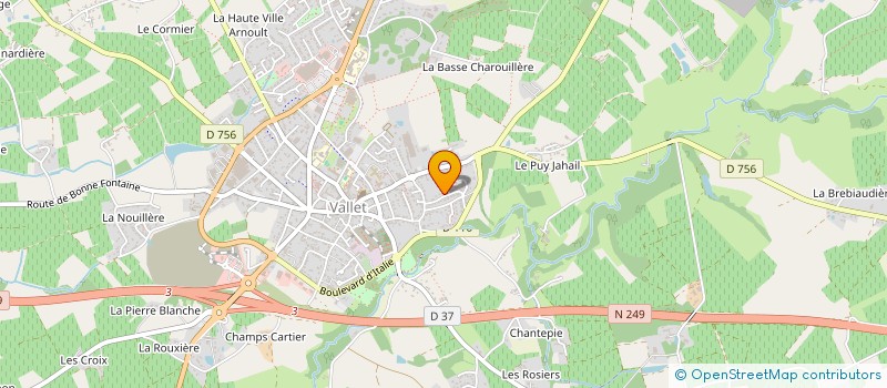 localisation de l'entreprise MONSIEUR LOIC BRUNELIERE à MOUZILLON