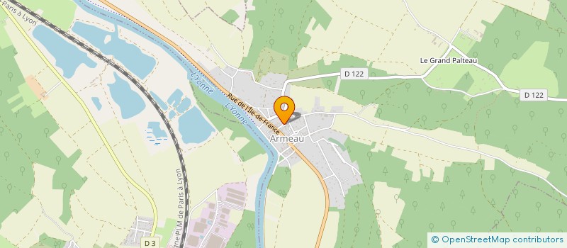 localisation de l'entreprise MONSIEUR LOIC BURETTE  ARMEAU