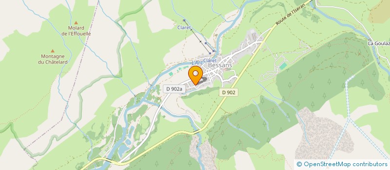 localisation de l'entreprise MONSIEUR LOIC BURLETT  BESSANS