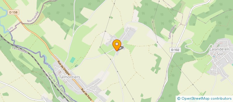 localisation de l'entreprise MONSIEUR LOIC BURNY  TALMONTIERS