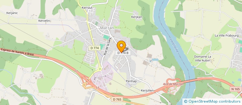 localisation de l'entreprise MONSIEUR LOIC BUSNEL  MARZAN