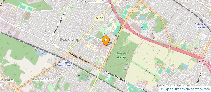 localisation de l'entreprise MONSIEUR LOIC CABANES à TAVERNY