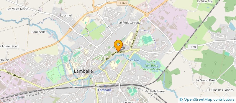 localisation de l'entreprise MONSIEUR LOIC CADORET à LAMBALLE-ARMOR