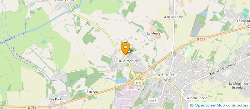 localisation de l'entreprise MONSIEUR LOIC CAILLAUD  CHAUMES-EN-RETZ