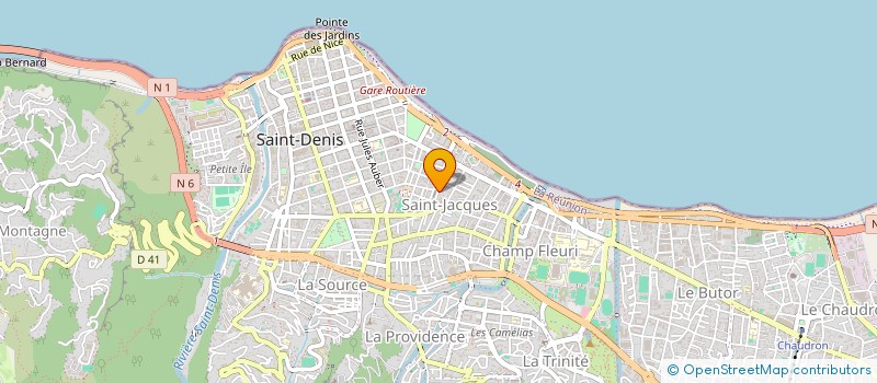 localisation de l'entreprise MONSIEUR LOIC CALIMOUTOU ONIEN à SAINT-DENIS