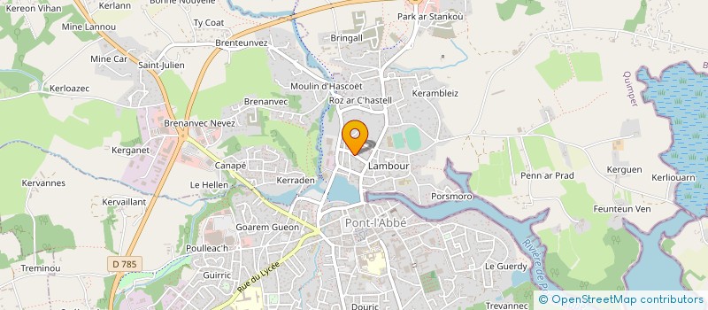 localisation de l'entreprise MONSIEUR LOIC CALVEZ  PLOMEUR