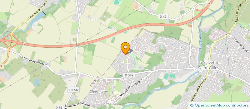 localisation de l'entreprise MONSIEUR LOIC CALVIAC  LA SALVETAT-SAINT-GILLES