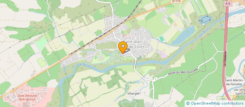 localisation de l'entreprise MONSIEUR LOIC CAMERLYNCK  LE BOULOU