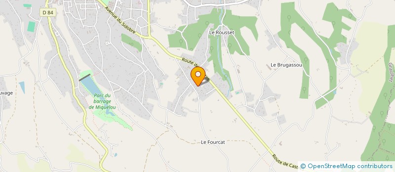 localisation de l'entreprise MONSIEUR LOIC CAMPELS  GRAULHET