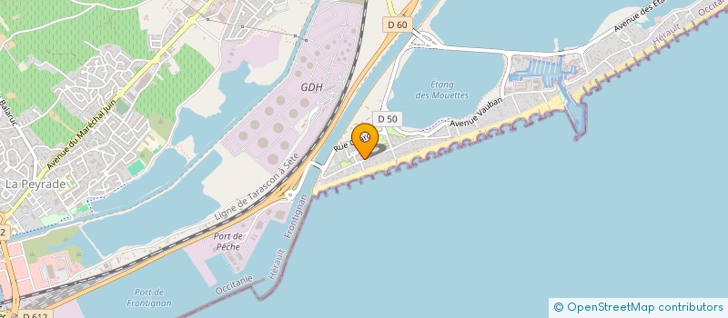 localisation de l'entreprise MONSIEUR LOIC CANO à FRONTIGNAN