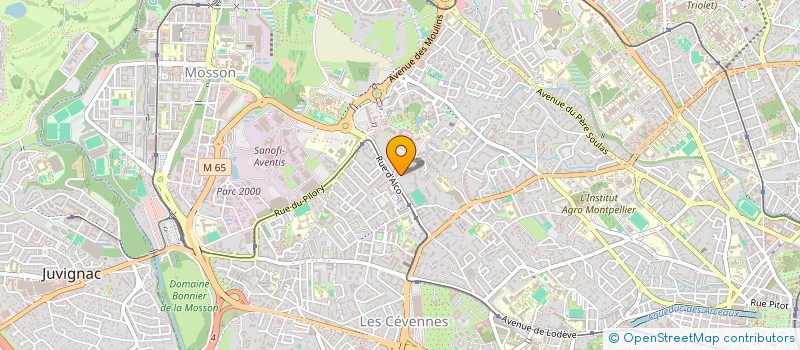 localisation de l'entreprise MONSIEUR LOIC CANTALOUBE  ROGNES