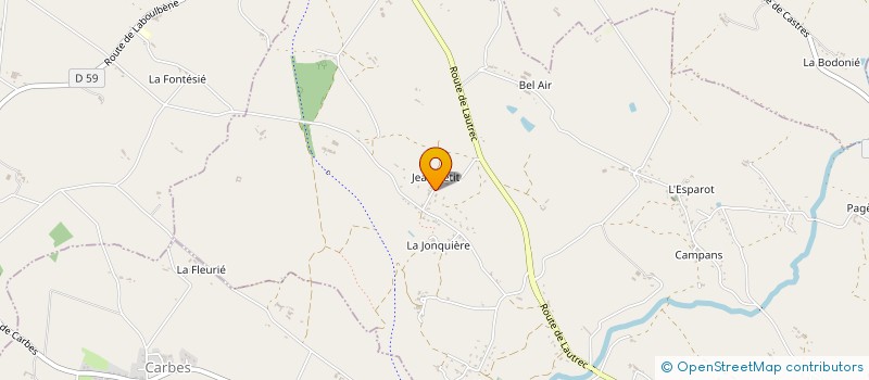 localisation de l'entreprise MONSIEUR LOIC CATHALA  CASTRES