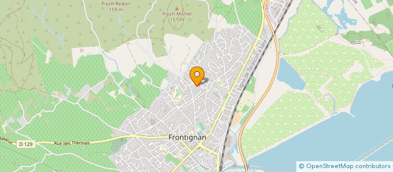 localisation de l'entreprise MONSIEUR LOIC CAZORLA à FRONTIGNAN