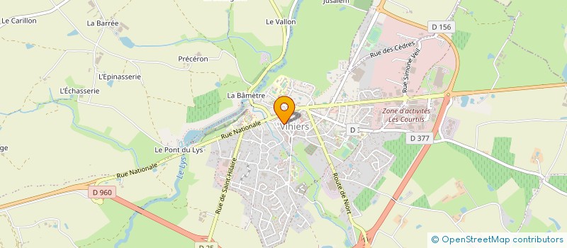 localisation de l'entreprise MONSIEUR LOIC CELLIER à LYS-HAUT-LAYON