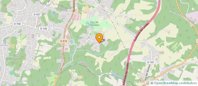 localisation de l'entreprise MONSIEUR LOIC CHAGNON  TARNOS