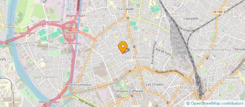 localisation de l'entreprise MONSIEUR LOIC CHAMINADE  TOULOUSE