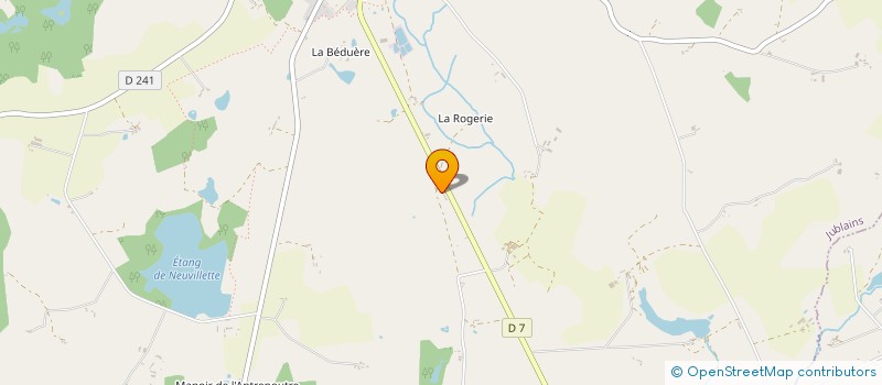 localisation de l'entreprise MONSIEUR LOIC CHAPEAU  VIMARTIN-SUR-ORTHE