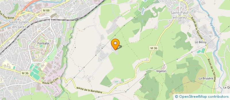 localisation de l'entreprise MONSIEUR LOIC CHARLES  SAINT-PAUL-EN-JAREZ
