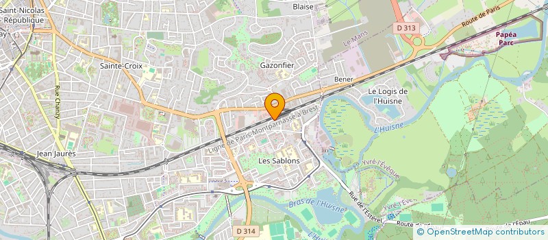 localisation de l'entreprise MONSIEUR LOIC CHARTIN  LE MANS