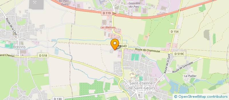 localisation de l'entreprise MONSIEUR LOIC CHARVET  SAINT-ETIENNE-DE-SAINT-GEOIRS