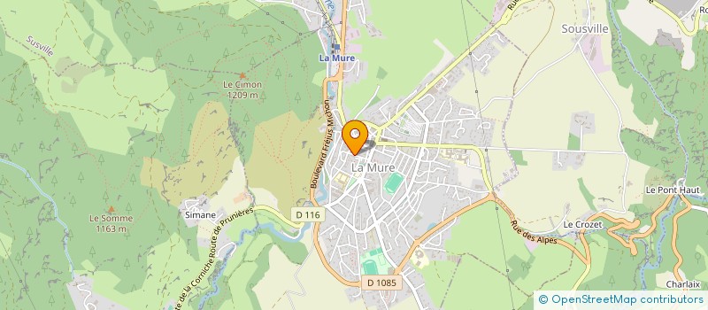 localisation de l'entreprise MONSIEUR LOIC CHASSANG  LA MURE