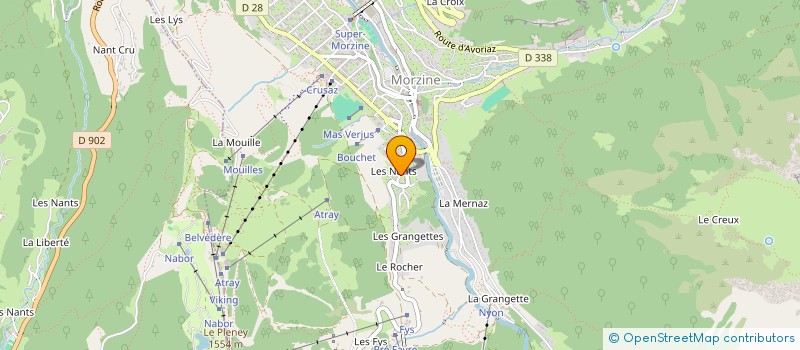 localisation de l'entreprise MONSIEUR LOIC CHATELARD  MORZINE