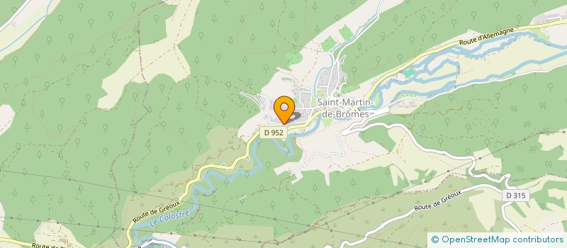 localisation de l'entreprise MONSIEUR LOIC CHAUFFRAY  SAINT-MARTIN-DE-BROMES