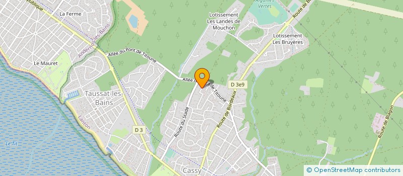 localisation de l'entreprise MONSIEUR LOIC CHAUSSE  LANTON