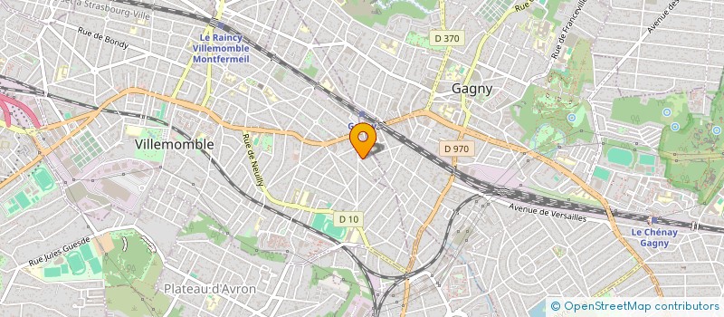 localisation de l'entreprise MONSIEUR LOIC CHAUVIN  VILLEMOMBLE