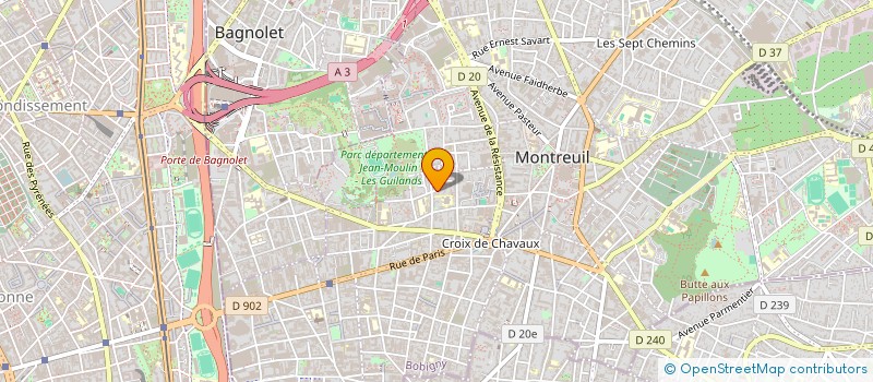 localisation de l'entreprise MONSIEUR LOIC CHAVANON à MONTREUIL