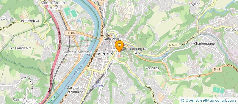 localisation de l'entreprise MONSIEUR LOIC CHAYLARD à VIENNE