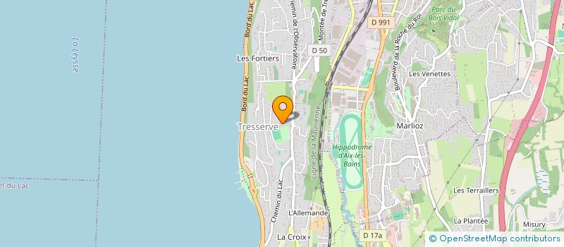 localisation de l'entreprise MONSIEUR LOIC CHAZEAU  TRESSERVE