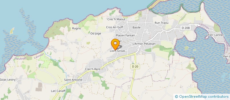 localisation de l'entreprise MONSIEUR LOIC CHERBONNEL  PLEUBIAN