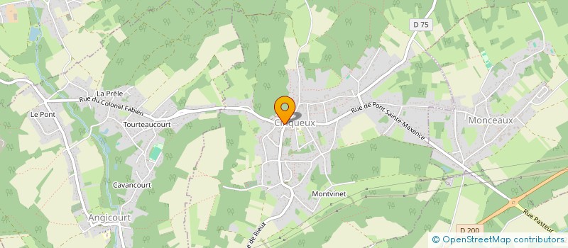 localisation de l'entreprise MONSIEUR LOIC CHEVALIER  CINQUEUX