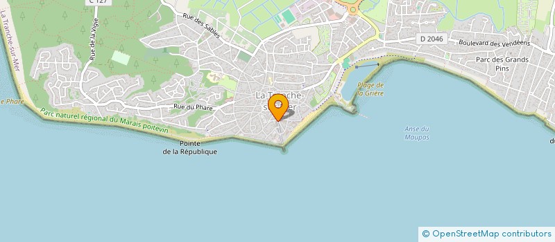 localisation de l'entreprise MONSIEUR LOIC CHIRON à LA TRANCHE-SUR-MER