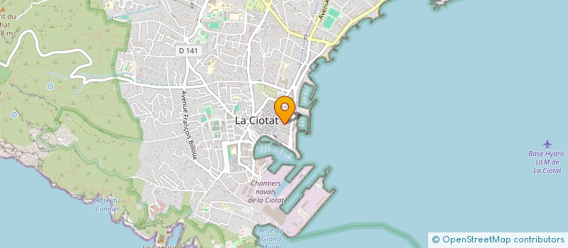 localisation de l'entreprise MONSIEUR LOIC CHOMETTE à LA CIOTAT