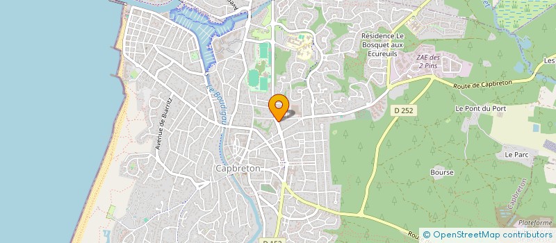 localisation de l'entreprise MONSIEUR LOIC CHUITON  CAPBRETON